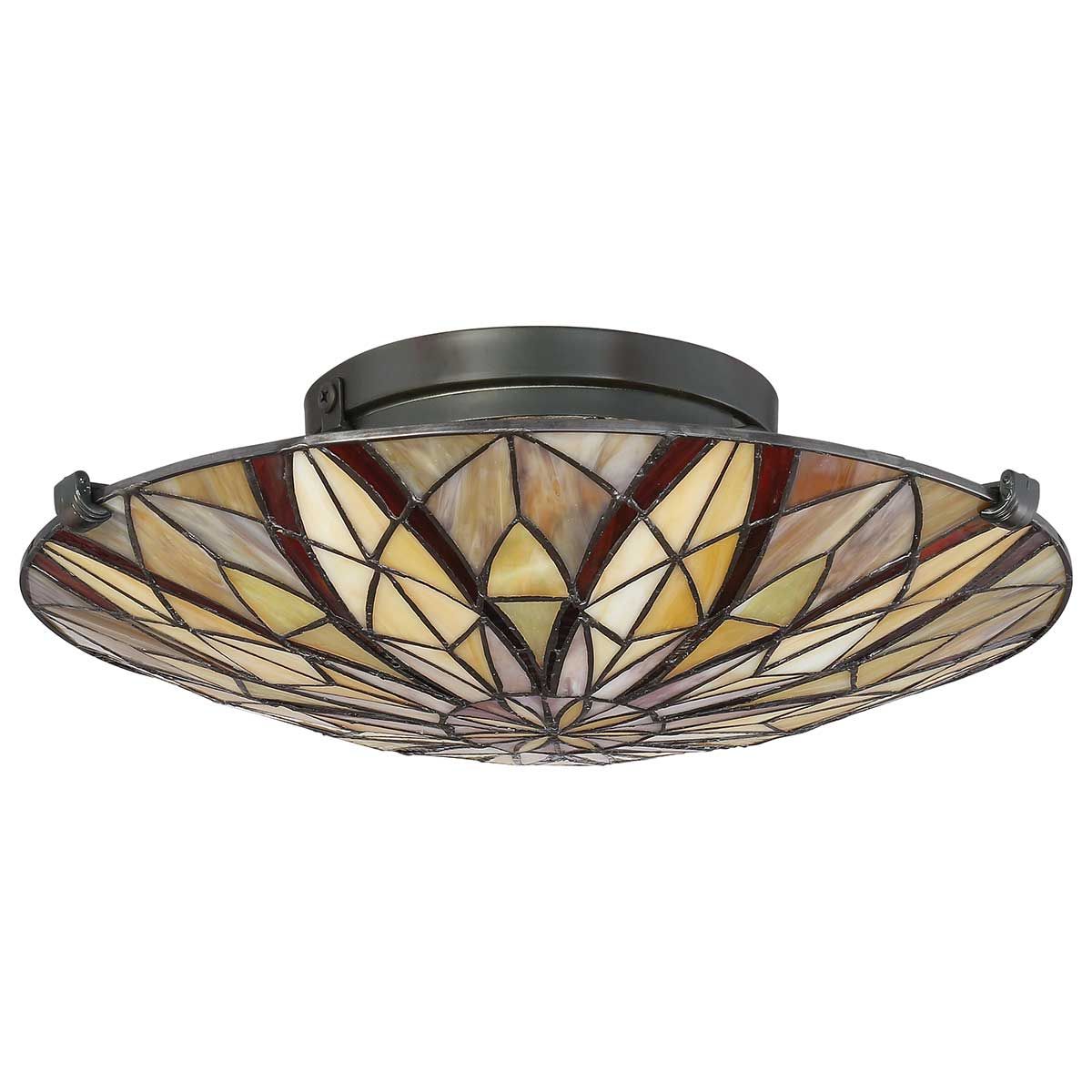 Victory Tiffany Semi-Flush - Comet Lighting