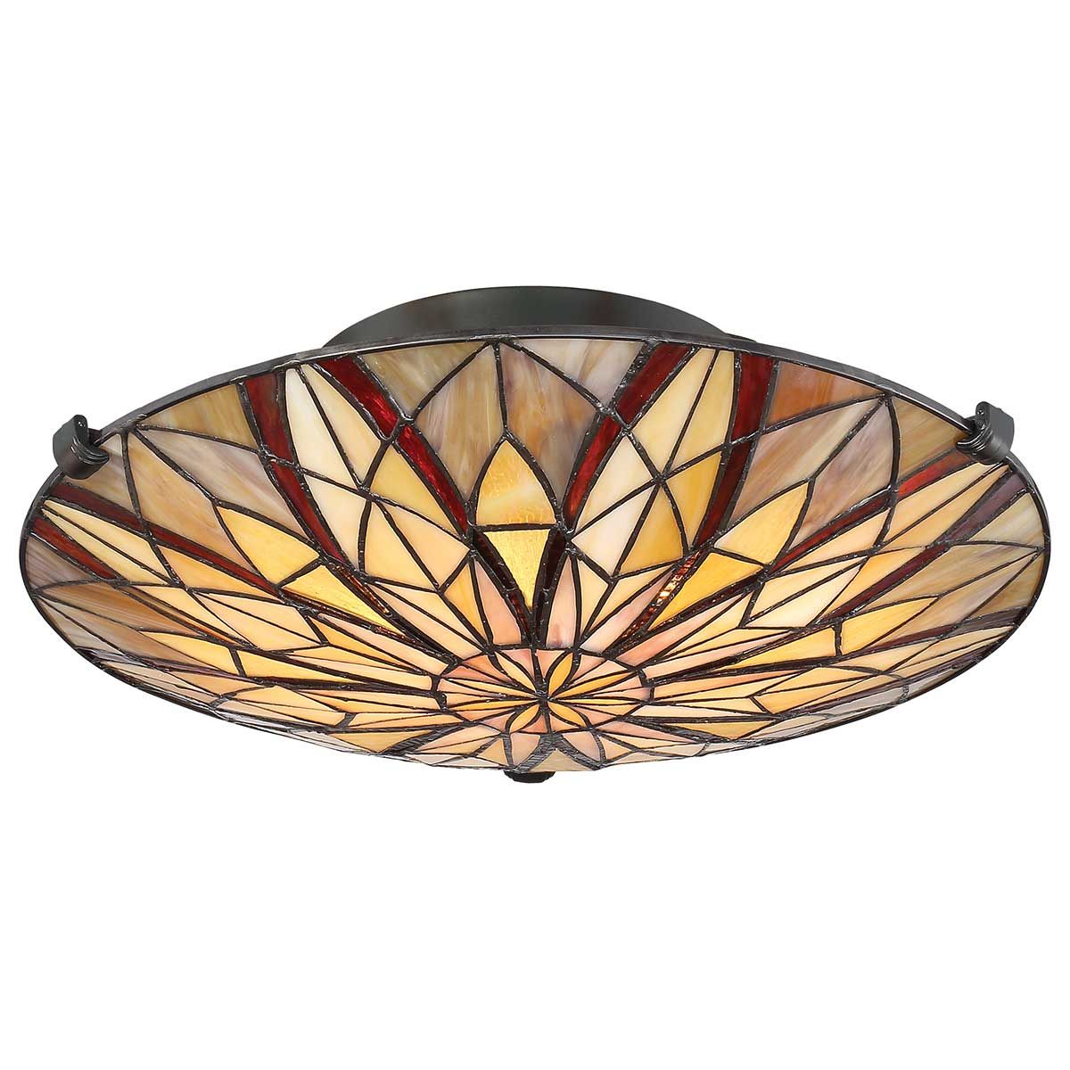 Victory Tiffany Semi-Flush - Comet Lighting