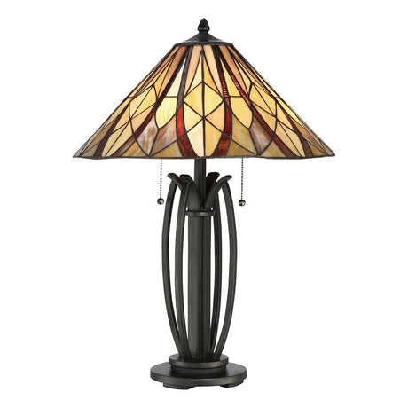 Victory Tiffany Table Lamp - Comet Lighting