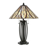 Victory Tiffany Table Lamp - Comet Lighting