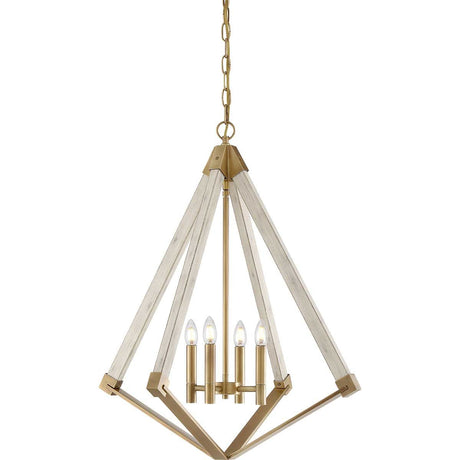 Feiss Diamond 4Lt Pendant Chandelier - Comet Lighting