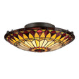 West End 2 Light Medium Floating Flush Mount - Comet Lighting