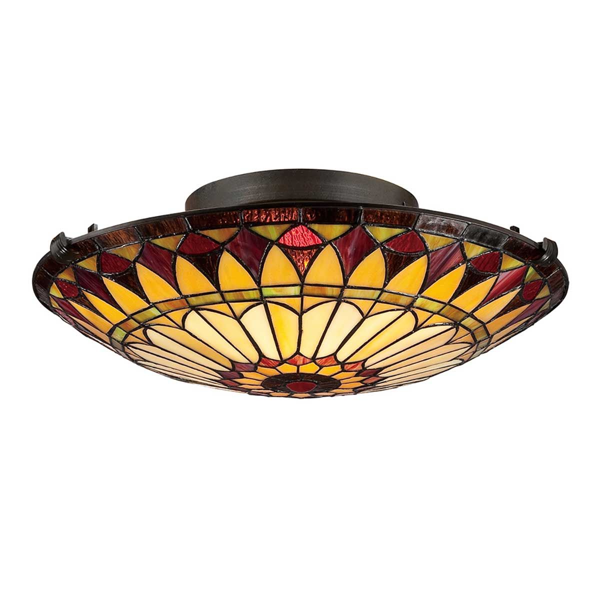 West End 2 Light Medium Floating Flush Mount - Comet Lighting