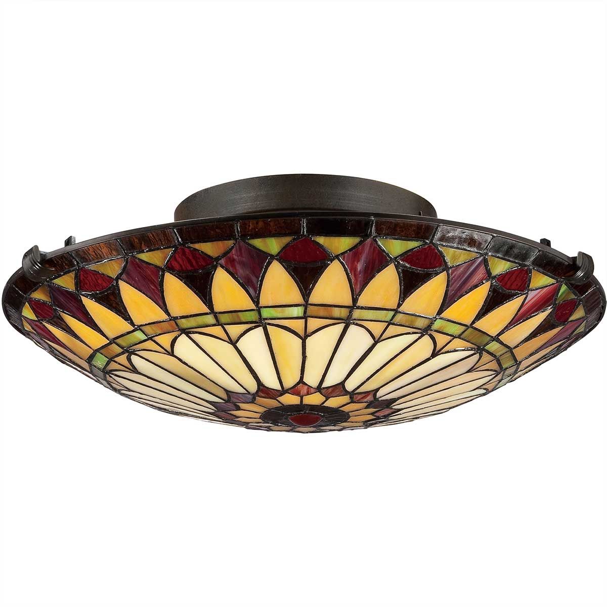 West End 2 Light Medium Floating Flush Mount - Comet Lighting