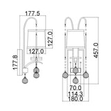 Whitney 1 Light Wall Light - Comet Lighting