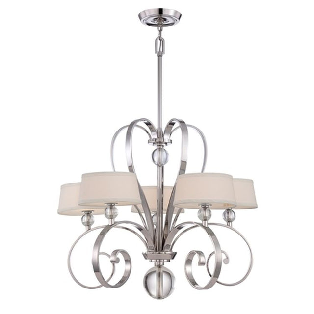 Madison Manor 5-Light Chandelier Imperial Silver