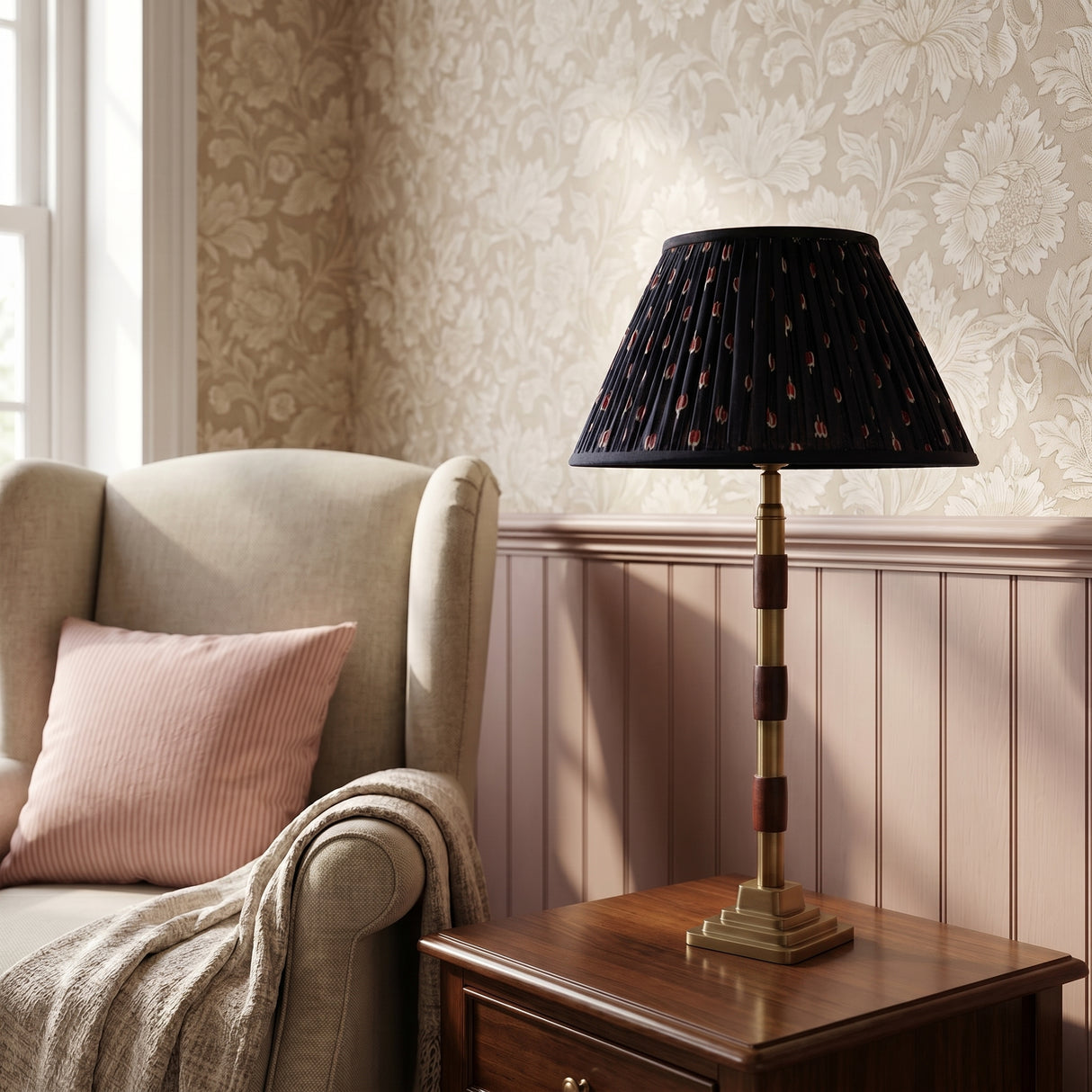 midnight lotus  Lampshade