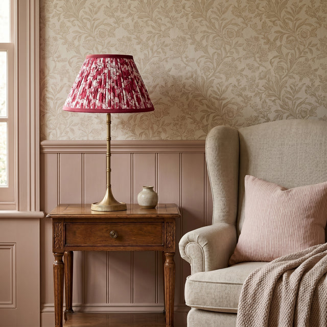 Crimson Blossom Lampshade