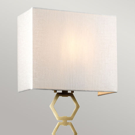 Ria Medium 1 Light Wall Light - Aged Brass - Comet Lighting