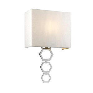 Ria Medium 1 Light Wall Light - Polished Chrome - Comet Lighting