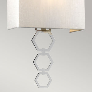Ria Medium 1 Light Wall Light - Polished Chrome - Comet Lighting