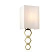 Ria Small 1 Light Wall Light - Aged Brass - Comet Lighting