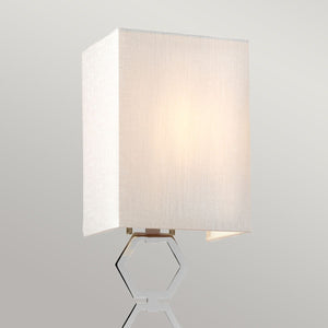 Ria Small 1 Light Wall Light - Polished Chrome - Comet Lighting
