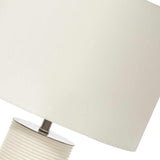 Ripple 1-Light Table Lamp - White