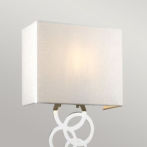 Rosa Medium 1 Light Wall Light - Polished Chrome - Comet Lighting