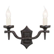 Rectory 2 Light Wall Light Style B - Comet Lighting