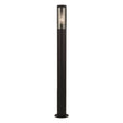 Batton 900mm Outdoor Post - Black & Smoked Diffuser| IP44 - Comet Lighting