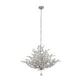 Bouquet 11Lt Pendant - Chrome & Crystal Glass - Comet Lighting