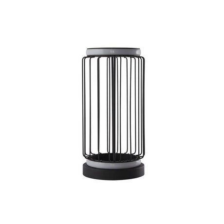 Circolo Cage LED Table Lamp - Black Metal - Comet Lighting