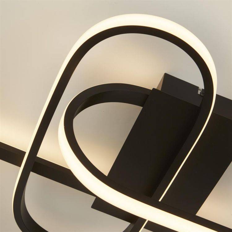 Clip LED Ceiling Light - Black Aluminium - Comet Lighting