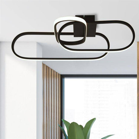 Clip LED Ceiling Light - Black Aluminium - Comet Lighting