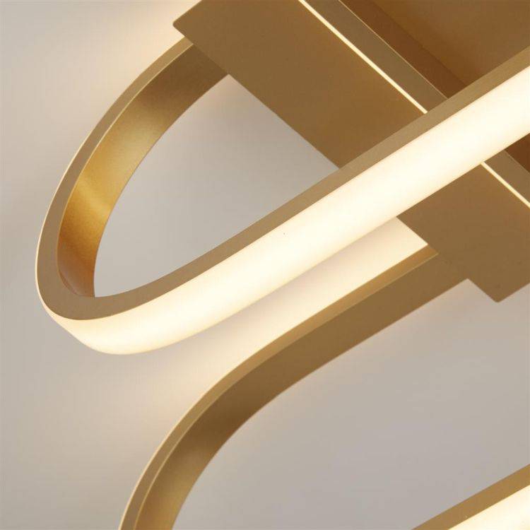 Clip LED Ceiling Light - Gold Aluminium - Comet Lighting