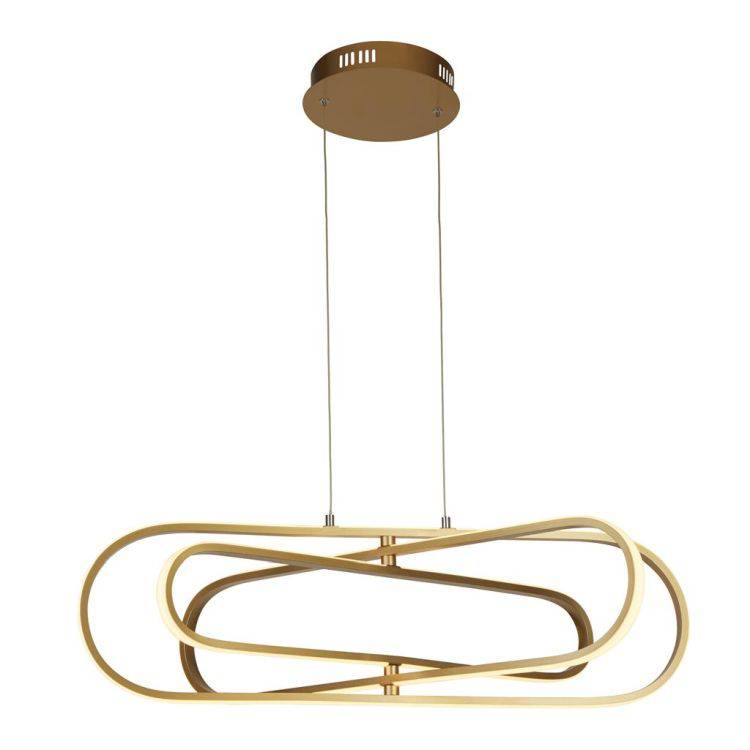 Clip LED Pendant - Gold Aluminium - Comet Lighting