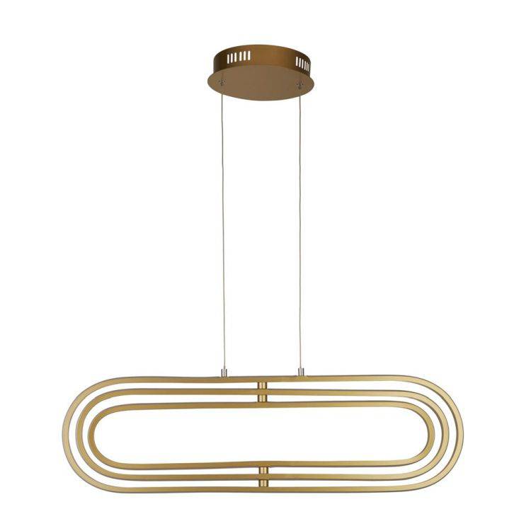 Clip LED Pendant - Gold Aluminium - Comet Lighting