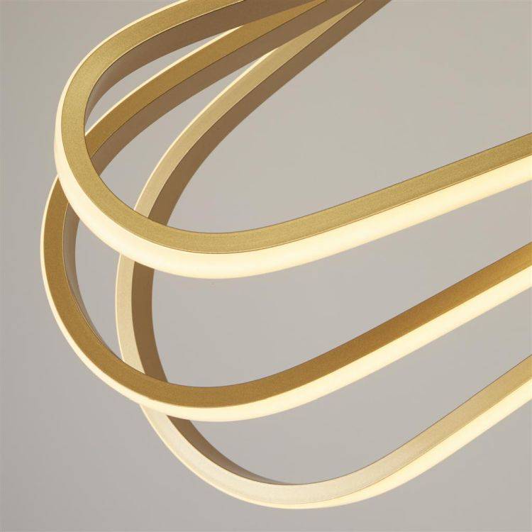 Clip LED Pendant - Gold Aluminium - Comet Lighting