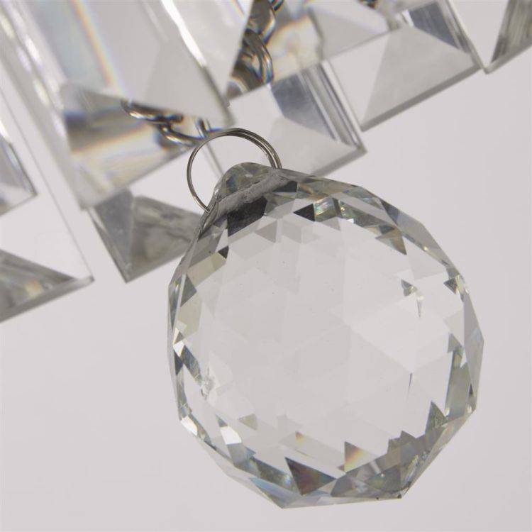 Empire 4Lt Pendant - Chrome & Clear Glass| IP44 - Comet Lighting