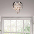 Empire 4Lt Pendant - Chrome & Clear Glass| IP44 - Comet Lighting