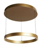 Layla Gesture Control Pendant - Gold Metal & Opal Acrylic 640mm - Comet Lighting