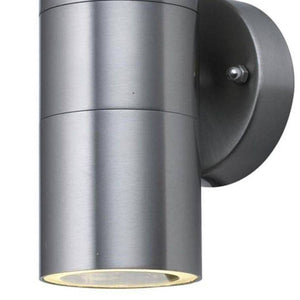 Marine Grade 2Lt LED Outdoor Light - S Silver & S Steel|IP44 - Comet Lighting