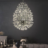 Peacock 20Lt Pendant - Crystal & Metal - Comet Lighting