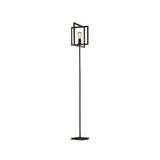 Plaza Adjustable Floor Lamp - Matt Black Metal - Comet Lighting