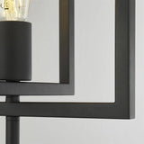 Plaza Adjustable Table Lamp - Matt Black Metal - Comet Lighting