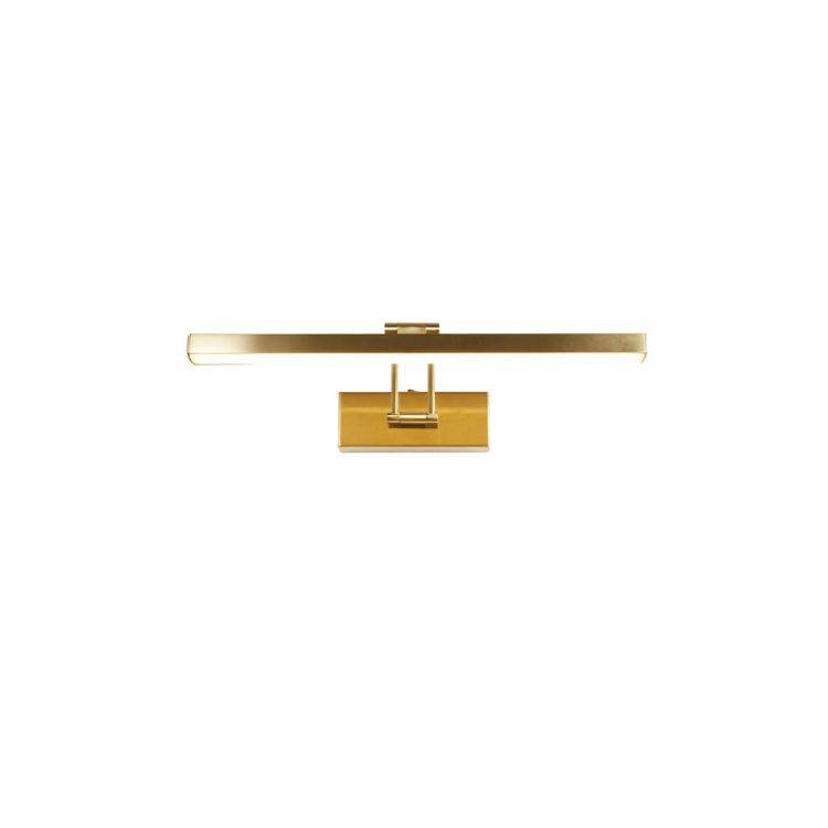 Rhodes Picture Light - Satin Brass Metal 400mm - Comet Lighting