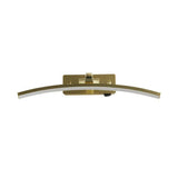 Santorini Picture Light - Satin Brass & Brushed Metal 40cm - Comet Lighting