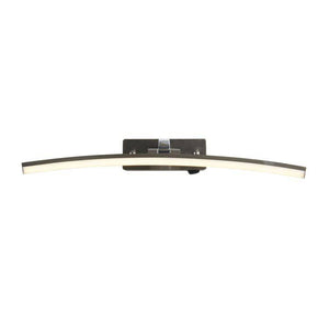 Santorini Picture Light - Satin Silver & Polished Chrome 50cm - Comet Lighting