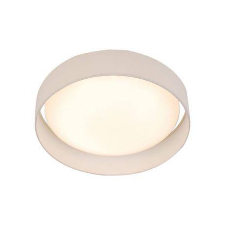 Searchlight 1 Light LED Flush Ceiling Light| Acrylic| White Shade - Comet Lighting