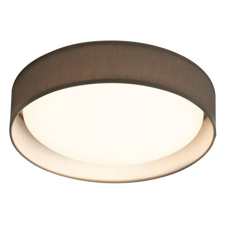 Searchlight 1 Light LED Flush Ceiling Light Grey Shade - Comet Lighting