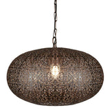 Searchlight 1 Light Moroccan Pendant Copper - Comet Lighting