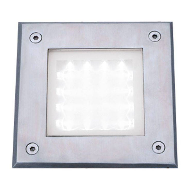 Searchlight 16 LED Square White LED Light Stainless Steel - Comet Lighting