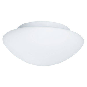 Searchlight 23cm White Flush Fitting Opal Glass - Comet Lighting