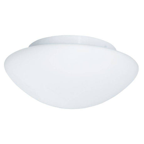 Searchlight 23cm White Flush Fitting Opal Glass - Comet Lighting