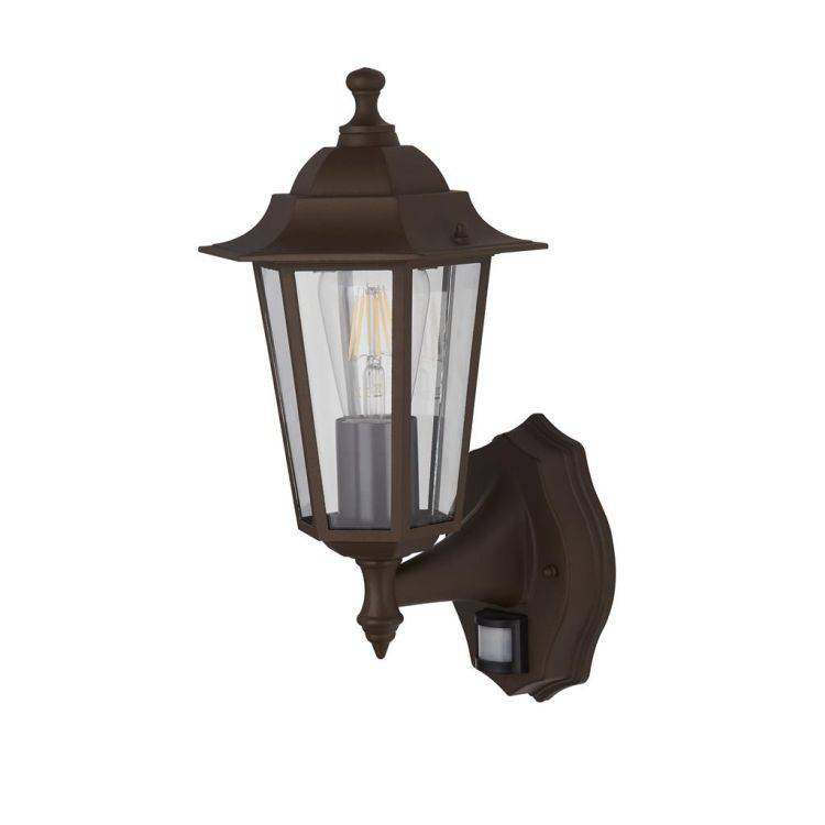 Searchlight Alex Outdoor Wall Light - Rust Brown| IP44 - Comet Lighting