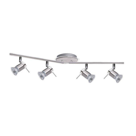 Searchlight Aries 4 Light Spotlight Silver - Comet Lighting