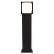 Searchlight Athens 650mm LED Outdoor Post - Black with Opal Shade - Comet Lighting