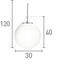 Searchlight Atom Silver Pendant Light Glass Spheres - Comet Lighting