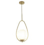 Searchlight Avalon 1Lt Ball Pendant| Gold With Opal Glass - Comet Lighting